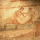 Illustration for article titled Fresco Exhibit Pairs Naked Modern People with Naked Ancient People